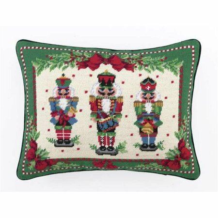 PUESTA EN ESCENA 14 x 18 in. Nutcracker Melody Needlepoint Pillow PU3673657